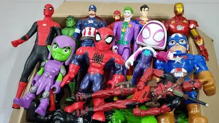 VENOM VS SPIDERMAN VS HULK VS IRONMAN VS CAPTAIN AMERICA VS THANOS SUPERHERO AVENGERS UNBOXING