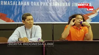 Presscon Permasalahan Dan PHK Karyawan Jiwasraya