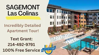 Sagemont Apartments  | One Bedroom Quick Walkthrough! |  Las Colinas Apartments |