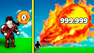 ЭВОЛЮЦИЯ ОГНЕННОГО ШАРА ОТ НУБА ДО ПРО В СИМУЛЯТОРЕ Fireball Punching Simulator РОБЛОКС !