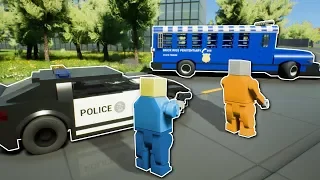 COPS and ROBBERS JAILBREAK!? - Brick Rigs Multiplayer Gameplay - Lego Cops and Robbers Roleplay