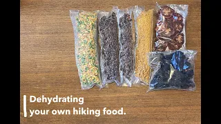 Dehydrating your own hiking food | DIY meals for backpacking camping | Beef jerky, bolognaise, dahl