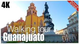 WALKING TOUR  | 4K | Guanajuato | Morning Walk  | Captions | ▶ 70 mins