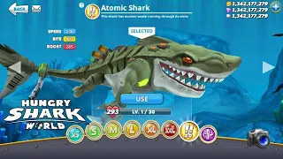 I GAME Hungry Shark World BUT ALL SHARKS HAVE THE ENEMY SKINS, THEY ARE TERRORIFIC! HACK MOD APK