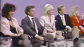 Cast of "Knots Landing" on Donahue in 1988.