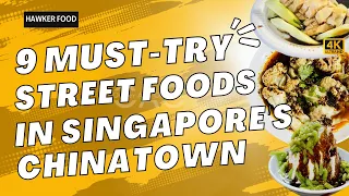 Singapore's BIGGEST Hawker Center! 9 MUST-TRY Street Food at Chinatown Complex!! Singaporean Cuisine