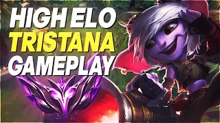 High Elo Tristana Gameplay - ADC Master Grind #1 | Best Tristana Build & Runes