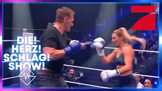 Christina Hammer boxt gegen Ralf Möller, Jochen Schropp & Co | Die! Herz! Schlag! Show! | ProSieben