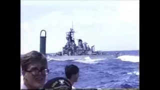 USS DENVER LPD-9 RIMPAC 1990 and USS MISSOURI BB-63