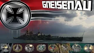 Domin8tor 8 KILLS Gneisenau || World of Warships