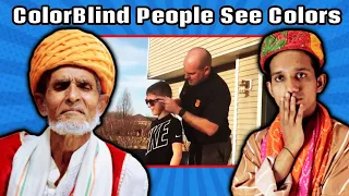 Villagers React ColorBlind People See Colors ! Tribal People React To Color Blind People See Colors