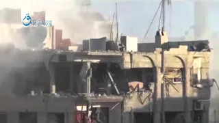 Qasion News: Damascus: Video shows the shelling and clashes sound in Jobar neighborhood 9-3-2015