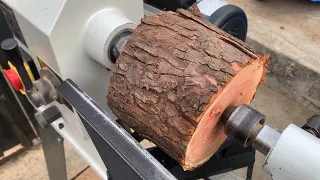 My First Wooden Bowl Turning / Korean Mahogany / Wood Turning