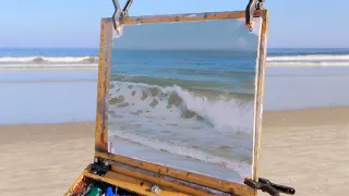 3 Things You NEED to Know to Paint Seascapes en Plein Air - Timelapse and Process