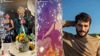 What is Akın Akınözü's big surprise on Ebru Şahin's birthday?