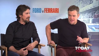 Matt Damon and Christian Bale Talk Ford V Ferrari