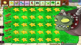 All Starfruit vs Gargantuar vs Giga-Gargantuar Hack| Plants vs Zombies Crumbs mode