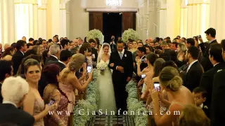 Entrada Noiva Hannah - Marcha Nupcial | Cia. Sinfônica | Live Wedding