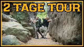 Zwei Tage Tour mit Overnighter/Übernachtung - Outdoor Bushcraft Glamping