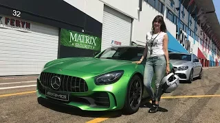 Driving the AMG GT R on track!