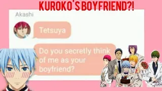 Kuroko's Boyfriend?! ft. Kuroko's Harem || KnB Texts