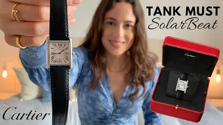 Cartier Tank Must Solarbeat Unboxing and Review|First Photovoltaic Quartz Powered Watch|Sustainable?