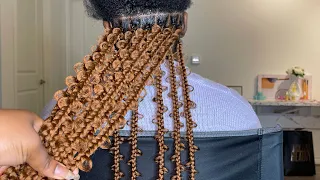 QUICK & EASY KNOTLESS JUNGLE BRAIDS TUTORIAL | #JUNGLEBOXBRAIDS