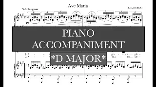 Ave Maria (Schubert) A Major Piano Accompaniment - Karaoke