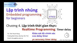 Lập trình nhúng với STM32 - Chương 4.2.2 Delay chính xác bằng timer | Realtime Programming for STM32