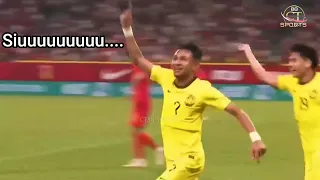 Gol Padu🔥FAISAL HALIM Vs China[80] || Malaysia Vs China International Friendly Match 2023.