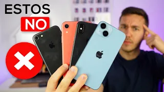 Los iPhone que NO debes COMPRAR en 2024 ⚠️ Mira esto...