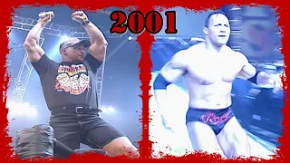 Stone Cold POP Vs The Rock POP 1/1/2001