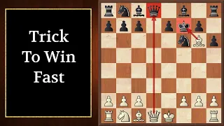 Chess Opening TRAP to win FAST (Tennison Gambit) Strategy and Tricks