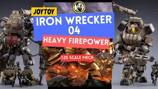 JOYTOY Iron Wrecker 04  - 1:25 Heavy Firepower Mecha Review #mecha #joytoy #actionfigures