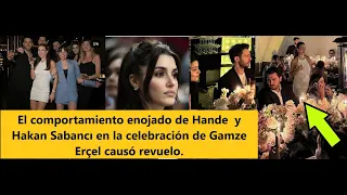 Hande and Hakan's angry behavior at Gamze's celebration caused a stir.