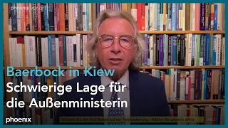 Prof. Thomas Jäger zum Besuch von Annalena Baerbock in Kiew am 11.09.23