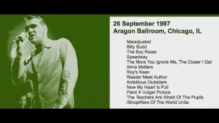 Morrissey - September 26, 1997 - Chicago, IL, USA (Full Concert) LIVE