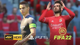 FIFA 22 PS5 - BENFICA vs AS MONACO - 4K60FPS HDR NEXT-GEN GAMEPLAY