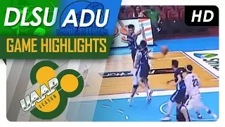 DLSU vs. AdU | Final Four Game Highlights | UAAP 80 Men's Basketball | November 18, 2017