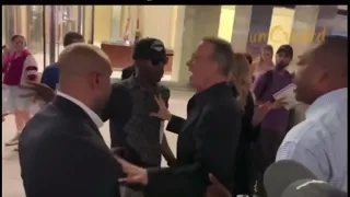 Tom Hanks yells at Paparazzi for knocking over wife Uncensored