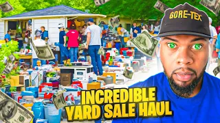 Unbelievable Finds! Epic Yard Sale Haul - Must-See