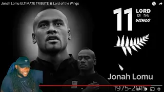 American Football player react to Jonah Lomu ULTIMATE TRIBUTE ♛ Lord of the Wings