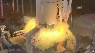 Момент пуска РН Antares (OA-5) 18/10/2016