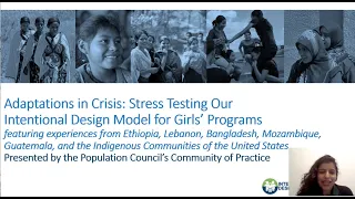 Webinar: Adaptations in Crisis - Stress Testing Our Intentional Design Model for Girls' Programs