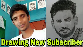 Drawing New Subscriber Art | importance of art | kinds of art | art drawing | EASY PENCIL SKETCH |