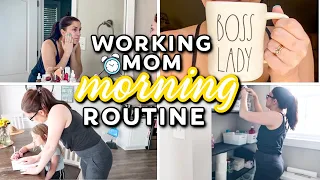 Realistic Working Mom Morning Routine 2021 | Productive Full Time Working Mom Routine