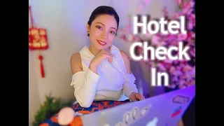 ASMR Helping You Check-In 🏨 Luxury Hotel