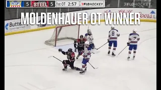 Maple Leafs Prospect Nick Moldenhauer Scores OT Winner For Chicago Steel Against Team USA