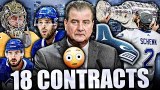 Reviewing Jim Benning's AGGRESSIVE Free Agency So Far (18 CONTRACTS - Vancouver Canucks News 2021)