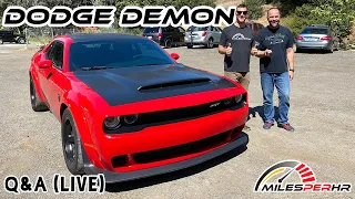 Dodge Challenger SRT Demon Q&A (Live)